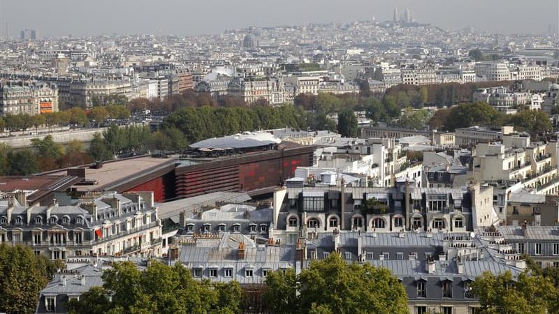 Vue aérienne de Paris