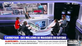 Alexandre Bompard (PDG Carrefour): "Le masque chirurgical sera à 60 centimes"" 