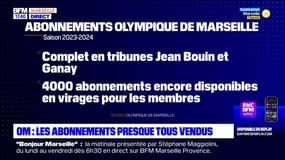OM: les abonnements presque tous vendus