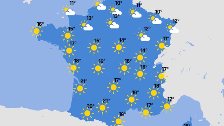 La météo de ce vendredi 23 avril 2021
