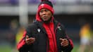 Warren Abrahams en tant que sélectioneur du Pays de Galles Féminin lors du 6 Nations 2021.