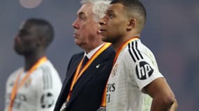 Carlo Ancelotti et Kylian Mbappé