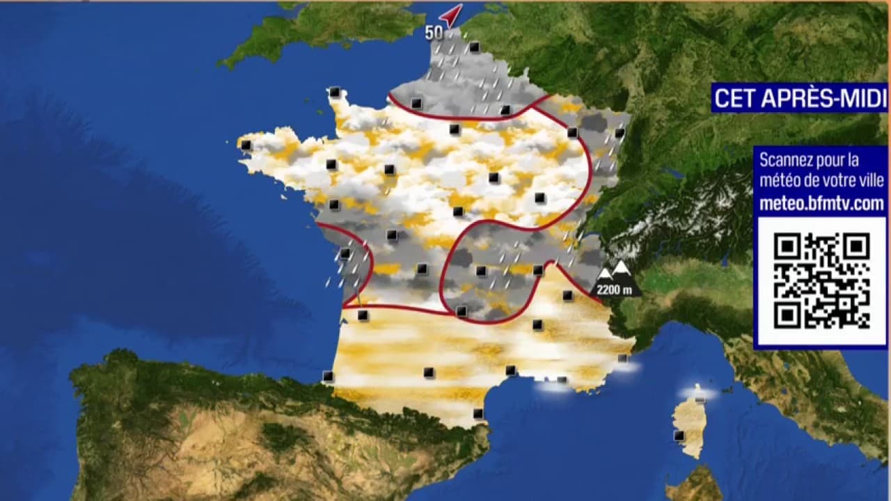 La météo de ce dimanche 17 mars 2024 après-midi.