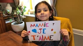 Chloé, 10 ans, a envoyé une lettre à Emmanuel Macron. Elle souhaiterait revoir sa grand-mère.