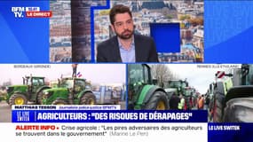 Colère des agriculteurs: les services du renseignement s'inquiètent d'un "risque de dérapages" si le mouvement dure