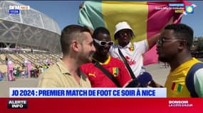 JO 2024: les supporters présents à Nice pour le match entre la Guinée et la Nouvelle-Zélande