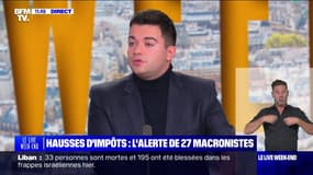 Hausse d'impôts : l'alerte des 27 macronistes - 29/09
