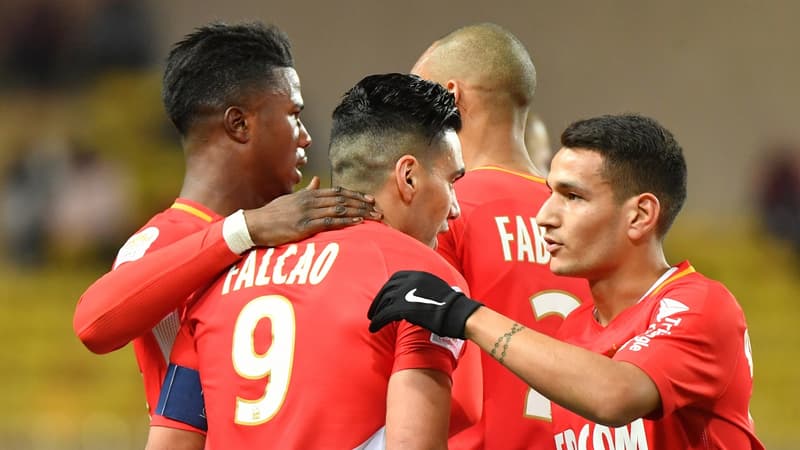 La joie des Monégasques contre Rennes