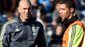 Zinedine Zidane et Cristiano Ronaldo