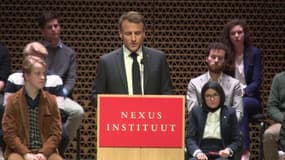 Suivez en direct le discours d'Emmanuel Macron sur l'Europe à La Haye (Pays-Bas)