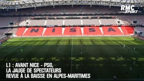 L1 : Avant Nice - PSG, la jauge de spectateurs revue à la baisse en Alpes-Maritimes
