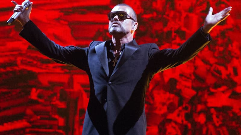 George Michael sur scène à Paris