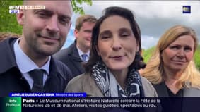 Jeux olympiques: le stade équestre de Versailles bientôt fini, la ministre Amélie Oudéa-Castera rassure sur la sécurité du site