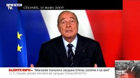  Le 11 mars 2007, Jacques Chirac donne son dernier discours à l’Élysée après 12 ans à la tête de l'État 