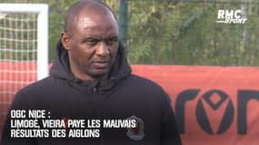 OGC Nice : Limogé, Vieira paye les mauvais résultats des Aiglons 