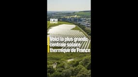 Voici la plus grande centrale solaire thermique de France