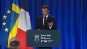 Suivez le discours d'Emmanuel Macron en Suède devant la communauté de défense