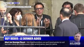 La famille et les amis de Guy Bedos rassemblés en l'Église Saint-Germain-des-Prés pour un dernier hommage