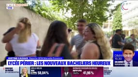 Bac 2024: la joie des bacheliers marseillais du lycée Périer