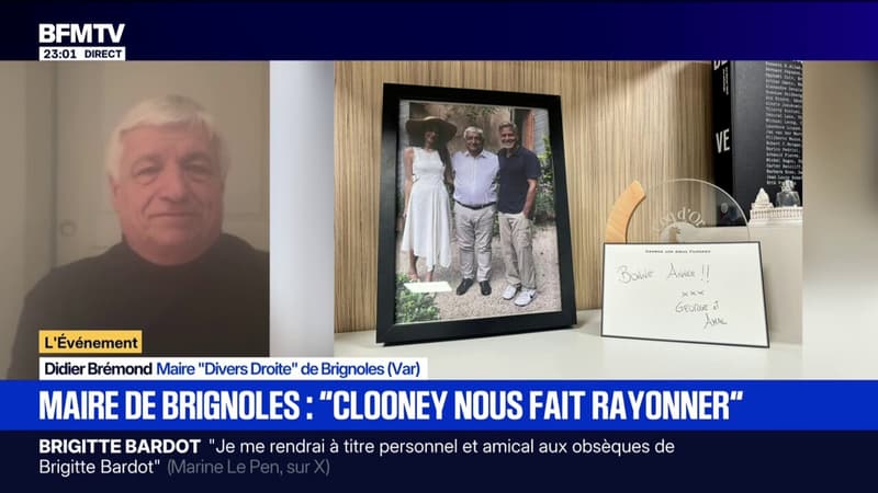 “Il aime la France (...) il se sent un peu chez lui”: Didier Brémond (DVD), maire de Brignoles, réagit à la naturalisation de Georges Clooney