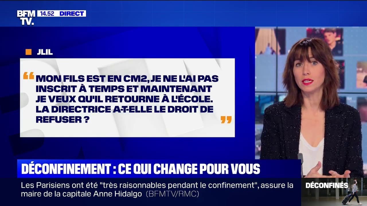 Je veux que mon fils retourne à l'école mais je n'ai pas répondu à