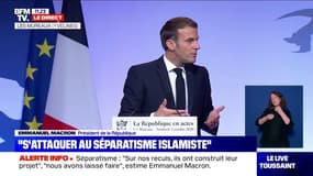 Séparatismes: Emmanuel Macron annonce un renforcement des contrôles des financements des lieux de culte et associations