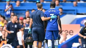 N'Golo Kanté est sorti sur blessure, dimanche 14 août, lors du derby face à Tottenham.