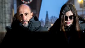 Les propriétaires du bar Le Constellation, Jacques Moretti et Jessica Moretti, auditionnés ce vendredi 9 janvier 2026 par le ministère public suisse, à la suite de l'incendie dans leur établissement le 31 décembre ayant fait 40 morts et 116 blessés. 