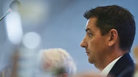 Le maire et président de la métropole de Saint-Étienne Gaël Perdriau lors d'un conseil municipal, le 26 septembre 2022 à Saint-Etienne 