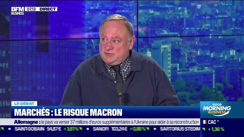 Le débat : Le risque Macron sur les marchés par Jean-Marc Daniel et Nicolas Doze - 22/04
