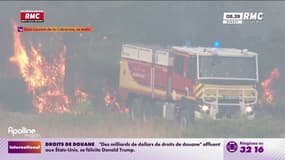 Incendie dans l'Aude : "On ne peut pas encore parler de mégafeu" 