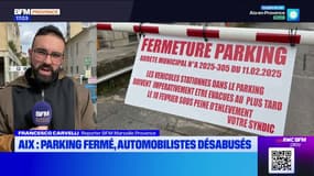 Aix-en-Provence: un parking souterrain ferme pour des raisons de sécurité, les automobilistes désabusés