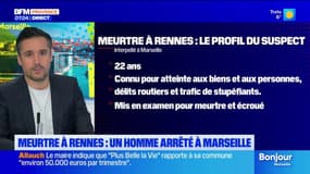 Marseille: un homme interpellé, suspecté du meurtre d'un jeune de 22 ans à Rennes