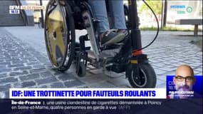 Île-de-France: une trottinette électrique pour fauteuils roulants