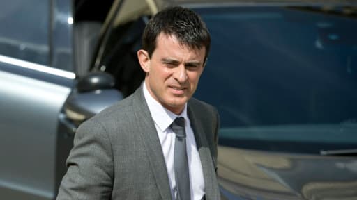 Manuel Valls au palais de l'Elysée mercredi 23 avril