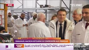 Emmanuel Macron retourne se confronter aux Français au marché de Rungis