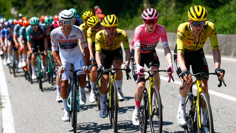 Jonas Vingegaard sur le 17e etape du Giro 2026 le 27 mai 2026 2293198