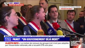 Mathilde Panot (LFI): "Emmanuel Macron n'a que deux choix: soit il retire sa réforme, soit il fait appel au peuple par référendum ou dissolution"