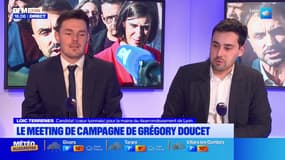 Meeting de Doucet : Loïc Terrenes (Coeur Lyonnais) évoque "gestion désastreuse" de  Lyon