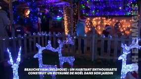 Belgique: un habitant enthousiaste construit un royaume de Noël dans son jardin !