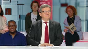 Jean-Luc Mélenchon invité de BFM Politique.