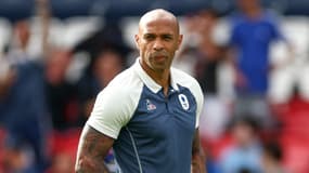 Le sélectionneur de l'équipe de France olympique Thierry Henry lors de la finale des JO le 9 août 2024