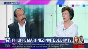 Philippe Martinez face à Ruth Elkrief