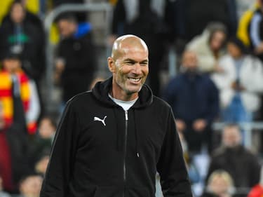 Zinédine Zidane le 31 octobre 2023 à Lens