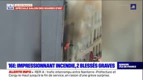 Paris: violent incendie mercredi matin dans le 16e arrondissement