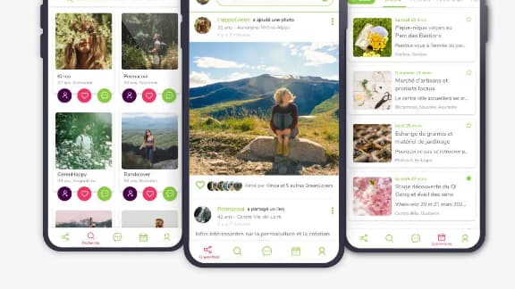Les utilisateurs peuvent trouver leur GreenLover ou leur GreenFriend. 