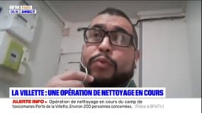 Opération de "nettoyage" en cours à porte de la Villette: Tarak Sassi, fondateur du collectif Paris Anti-Crack, regrette le "manque d'écoute du gouvernement"