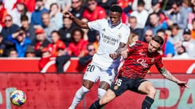 Vinicius face à Majorque, le 5 février 2023.