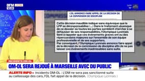 Incidents OM-OL : le match sera rejoué à Marseille avec du public