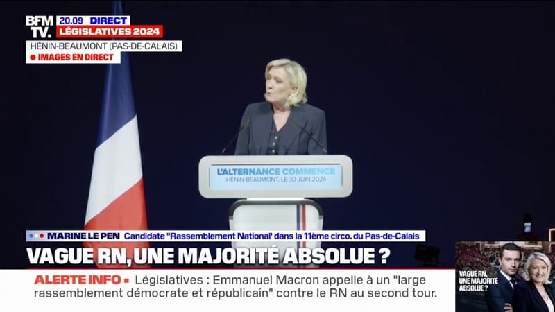 Marine Le Pen annonce être élue dès le premier tour dans le Pas-de-Calais